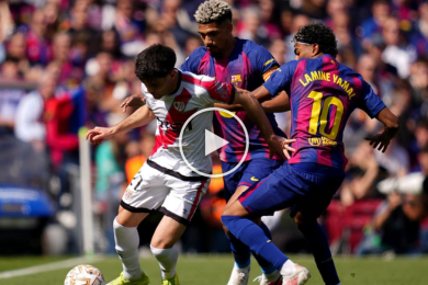 ไฮไลท์ฟุตบอล ลาลีกา บาร์เซโลน่า 1-0 ราโย่ บาเยกาโน่ 22/03/2026