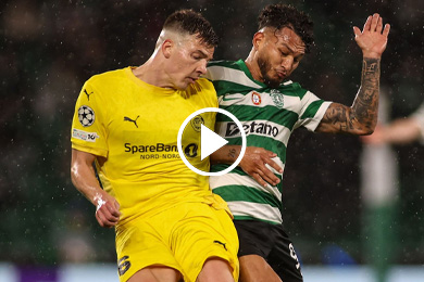 ไฮไลท์ฟุตบอล ยูฟ่า แชมเปี้ยนส์ลีก สปอร์ติ้ง ลิสบอน 5-0 โบโด กลิมท์ 17/03/2026