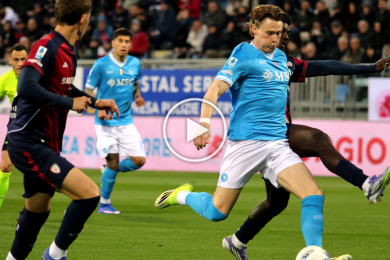 ไฮไลท์ฟุตบอล กัลโช่ เซเรียอา กาญารี่ 0-1 นาโปลี 20/03/2026