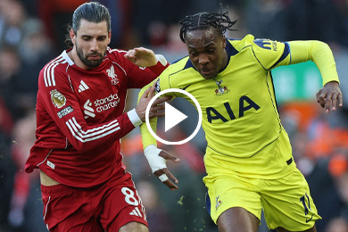 ไฮไลท์ฟุตบอล พรีเมียร์ลีก ลิเวอร์พูล 1-1 สเปอร์ส 15/03/2026