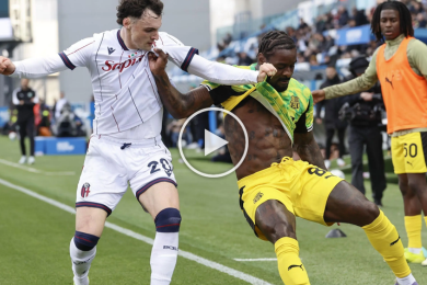 ไฮไลท์ฟุตบอล กัลโช่ เซเรียอา ซาสซูโอโล่ 0-1 โบโลญญ่า 15/03/2026