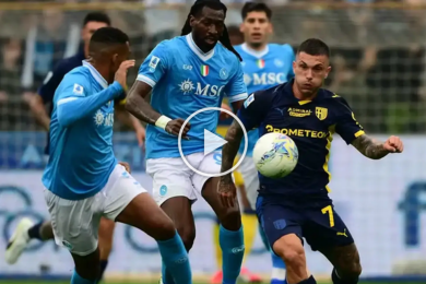 ไฮไลท์ฟุตบอล กัลโช่ เซเรียอา ปาร์ม่า 1-1 นาโปลี 12/04/2026