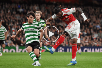 ไฮไลท์ฟุตบอล ยูฟ่า แชมเปี้ยนส์ลีก อาร์เซน่อล 0-0 สปอร์ติ้ง ลิสบอน 15/04/2026