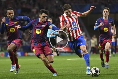 ไฮไลท์ฟุตบอล ยูฟ่า แชมเปี้ยนส์ลีก แอตฯ มาดริด 1-2 บาร์เซโลน่า 14/04/2026