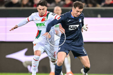 ไฮไลท์ฟุตบอล บุนเดสลีกา เอาก์สบวร์ก 2-2 ฮอฟเฟ่นไฮม์ 10/04/2026