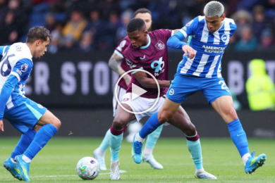 ไฮไลท์ฟุตบอล พรีเมียร์ลีก เบิร์นลี่ย์ 0-2 ไบรท์ตัน 11/04/2026