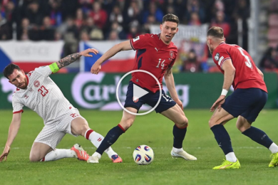 ไฮไลท์ฟุตบอลโลก รอบเพลย์ออฟ โซนยุโรป สาธารณรัฐเช็ก (3)2-2(1) เดนมาร์ก 31/03/2026