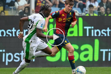 ไฮไลท์ฟุตบอล กัลโช่ เซเรียอา เจนัว 2-1 ซาสซูโอโล่ 12/04/2026