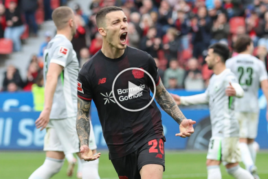 ไฮไลท์ฟุตบอล บุนเดสลีกา เลเวอร์คูเซ่น 6-3 โวล์ฟสบวร์ก 04/04/2026