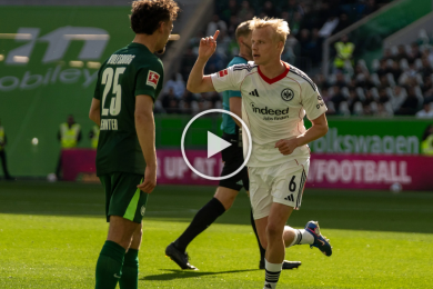 ไฮไลท์ฟุตบอล บุนเดสลีกา โวล์ฟสบวร์ก 1-2 ไอน์ทรัค แฟร้งค์เฟิร์ต 11/04/2026